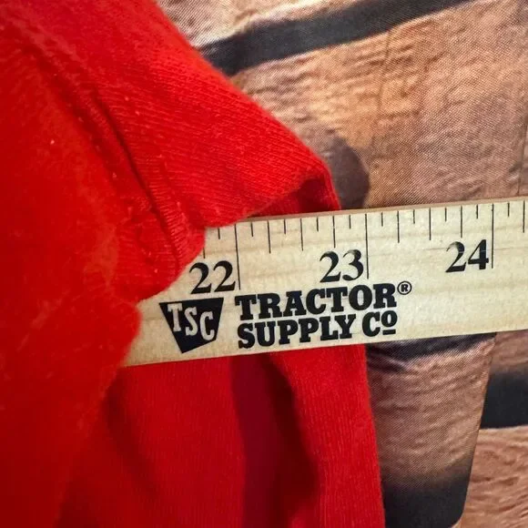 CSA T-Shirt Men's Red XL Texas Rangers Baseball 100% Cotton Fan Tee - Picture 7 of 7